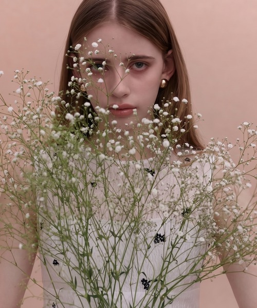 EIMY ISTOIRE(エイミーイストワール)の「GYPSOPHILE DRESS(ワンピース・レディース・ブラック/ホワイト・38/36/34)」の3枚目の写真