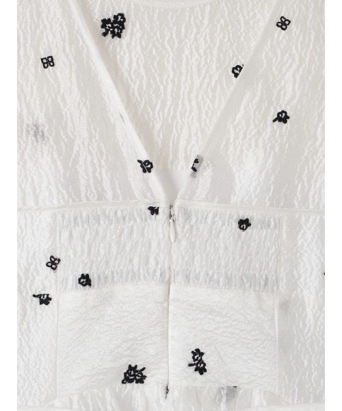 EIMY ISTOIRE(エイミーイストワール)の「GYPSOPHILE DRESS(ワンピース・レディース・ブラック/ホワイト・38/36/34)」の10枚目の写真
