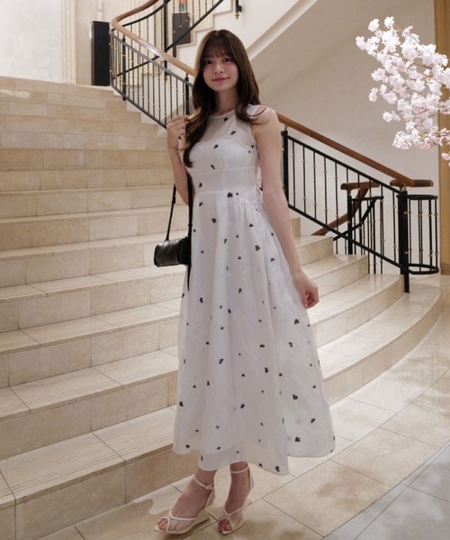 EIMY ISTOIRE(エイミーイストワール)の「GYPSOPHILE DRESS(ワンピース・レディース・ブラック/ホワイト・38/36/34)」の8枚目の写真