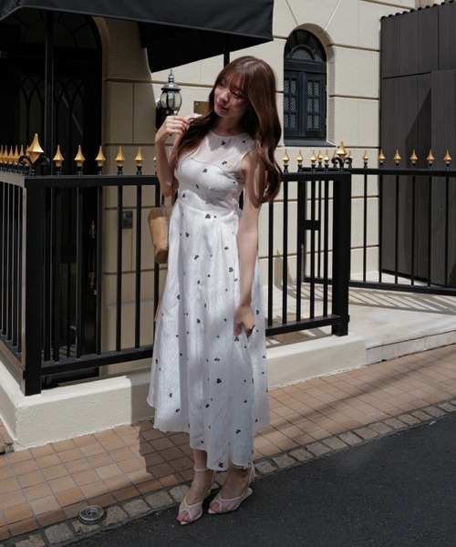 EIMY ISTOIRE(エイミーイストワール)の「GYPSOPHILE DRESS(ワンピース・レディース・ブラック/ホワイト・38/36/34)」の9枚目の写真