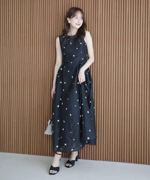 EIMY ISTOIRE(エイミーイストワール)の「GYPSOPHILE DRESS(ワンピース・レディース・ブラック/ホワイト・38/36/34)」の10枚目の写真
