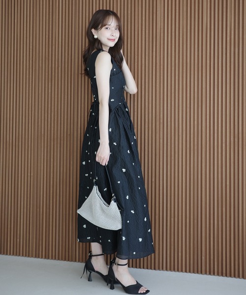 EIMY ISTOIRE(エイミーイストワール)の「GYPSOPHILE DRESS(ワンピース・レディース・ブラック/ホワイト・38/36/34)」の11枚目の写真