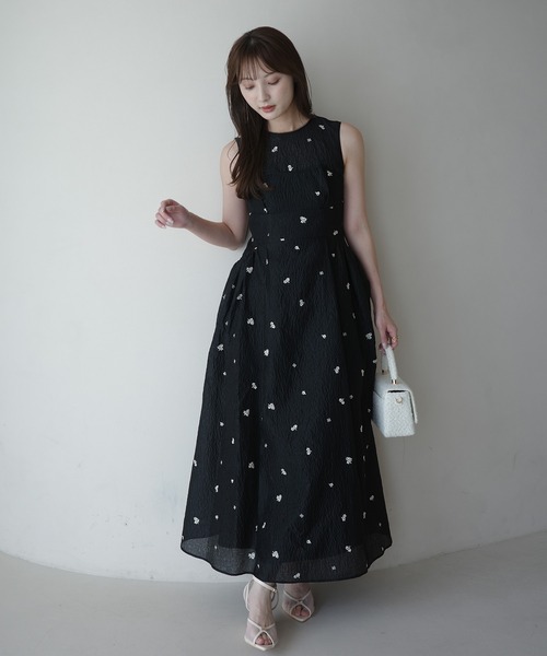 EIMY ISTOIRE(エイミーイストワール)の「GYPSOPHILE DRESS(ワンピース・レディース・ブラック/ホワイト・38/36/34)」の15枚目の写真