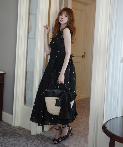 EIMY ISTOIRE(エイミーイストワール)の「GYPSOPHILE DRESS(ワンピース・レディース・ブラック/ホワイト・38/36/34)」の18枚目の写真