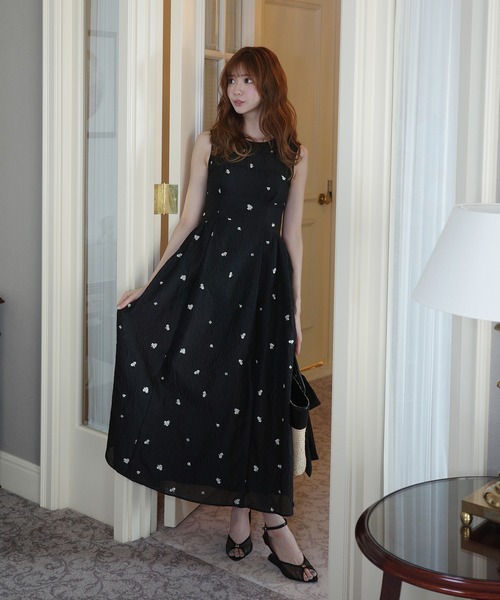 EIMY ISTOIRE(エイミーイストワール)の「GYPSOPHILE DRESS(ワンピース・レディース・ブラック/ホワイト・38/36/34)」の16枚目の写真