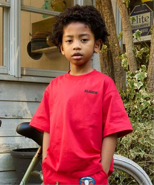 XLARGE KIDS(エクストララージキッズ)の「ウエスタンモチーフワッペン 半袖Tシャツ(Tシャツ/カットソー・キッズ・ブラック/レッド・100cm/140cm/110cm/90cm/80cm/130cm/120cm)」の3枚目の写真