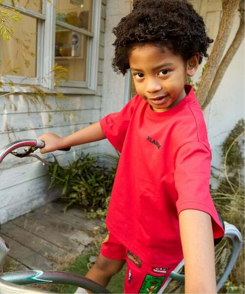 XLARGE KIDS(エクストララージキッズ)の「ウエスタンモチーフワッペン 半袖Tシャツ(Tシャツ/カットソー・キッズ・ブラック/レッド・100cm/140cm/110cm/90cm/80cm/130cm/120cm)」の4枚目の写真