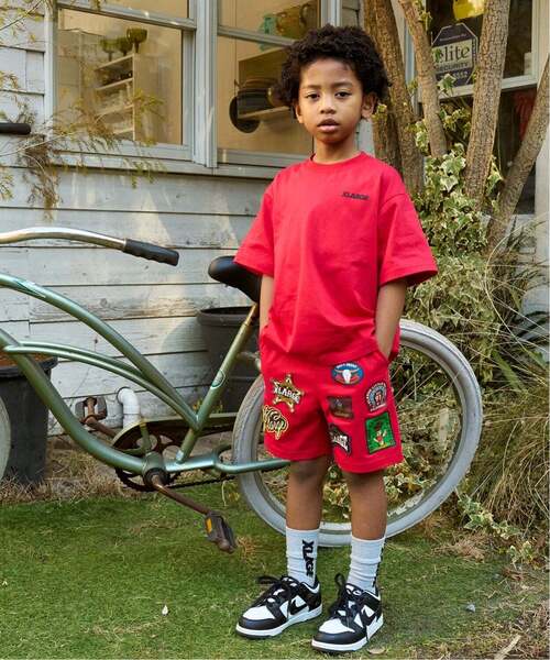 XLARGE KIDS(エクストララージキッズ)の「ウエスタンモチーフワッペン 半袖Tシャツ(Tシャツ/カットソー・キッズ・ブラック/レッド・100cm/140cm/110cm/90cm/80cm/130cm/120cm)」の5枚目の写真