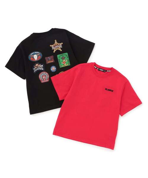 XLARGE KIDS(エクストララージキッズ)の「ウエスタンモチーフワッペン 半袖Tシャツ(Tシャツ/カットソー・キッズ・ブラック/レッド・100cm/140cm/110cm/90cm/80cm/130cm/120cm)」の10枚目の写真