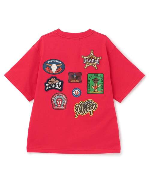 XLARGE KIDS(エクストララージキッズ)の「ウエスタンモチーフワッペン 半袖Tシャツ(Tシャツ/カットソー・キッズ・ブラック/レッド・100cm/140cm/110cm/90cm/80cm/130cm/120cm)」の13枚目の写真