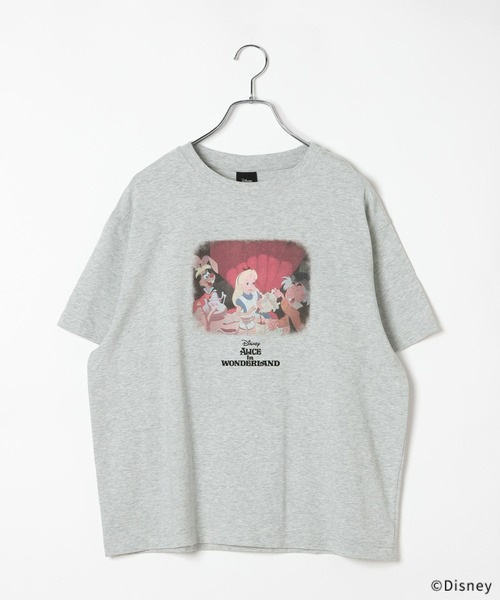 LEPSIM(レプシィム)の「【Disney】プリントTSS 672119(Tシャツ/カットソー・レディース・オフホワイト/チャコールグレー/ライトグレー・FREE)」の1枚目の写真