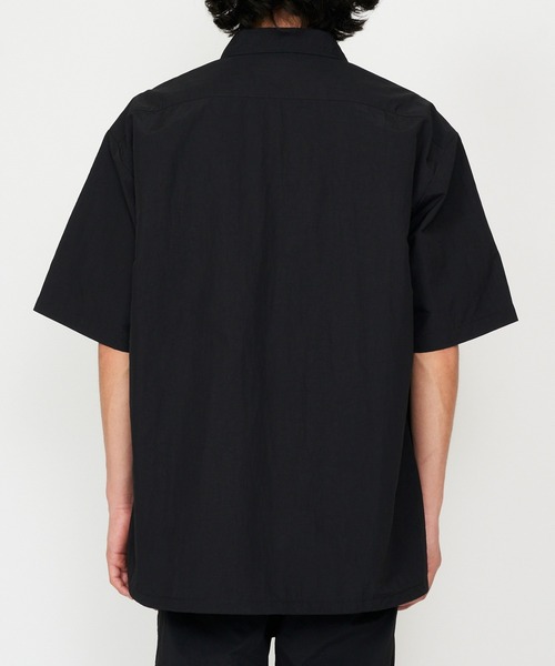 Dickies(ディッキーズ)の「Dickies/ディッキーズ ワークシャツ 半袖 ドローコード(シャツ/ブラウス・メンズ・ベージュ/ブラック・LARGE/MEDIUM)」の10枚目の写真