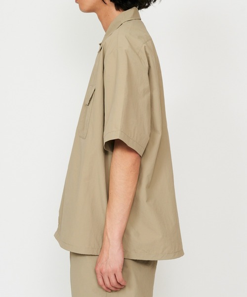 Dickies(ディッキーズ)の「Dickies/ディッキーズ ワークシャツ 半袖 ドローコード(シャツ/ブラウス・メンズ・ベージュ/ブラック・LARGE/MEDIUM)」の18枚目の写真