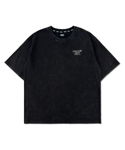 BUNKERBUSTER（バンカーバスター）の「スノーウォッシングサークルグラフィック半袖Tシャツ MQ2TU281_BLACK（Tシャツ/カットソー・メンズ・その他・95/100/105）」の2枚目の写真