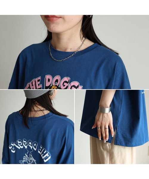 zena（ジェナ）の「DOGプリントTee（Tシャツ/カットソー・レディース・オートミール/ピンク/ブルー・フリー）」の7枚目の写真
