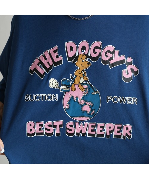 zena（ジェナ）の「DOGプリントTee（Tシャツ/カットソー・レディース・オートミール/ピンク/ブルー・フリー）」の6枚目の写真