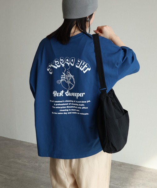 zena（ジェナ）の「DOGプリントTee（Tシャツ/カットソー・レディース・オートミール/ピンク/ブルー・フリー）」の5枚目の写真