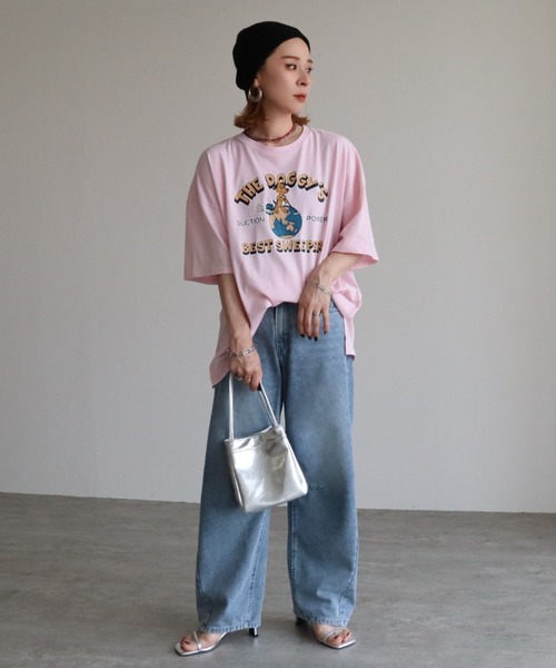 zena（ジェナ）の「DOGプリントTee（Tシャツ/カットソー・レディース・オートミール/ピンク/ブルー・フリー）」の14枚目の写真