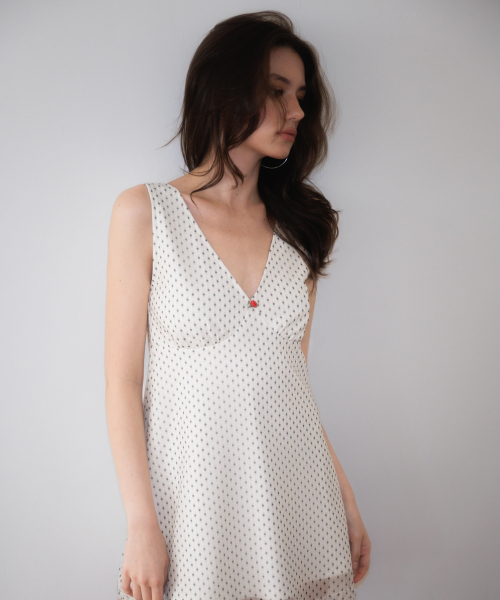 ROSEFRANTZ（ロゼフランツ）の「Rose Dot Chiffon Mini Dress [Ivory]（ワンピース・レディース・アイボリー・SMALL/MEDIUM）」の7枚目の写真