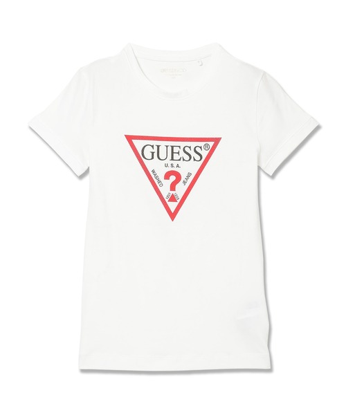 Guess(ゲス)の「ORIGINAL Hotfix Tee Tシャツ 半袖 ロゴTシャツ(Tシャツ/カットソー・レディース・ブラック/ホワイト・SMALL/MEDIUM/X-SMALL/LARGE)」の2枚目の写真