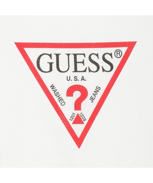 Guess(ゲス)の「ORIGINAL Hotfix Tee Tシャツ 半袖 ロゴTシャツ(Tシャツ/カットソー・レディース・ブラック/ホワイト・SMALL/MEDIUM/X-SMALL/LARGE)」の8枚目の写真