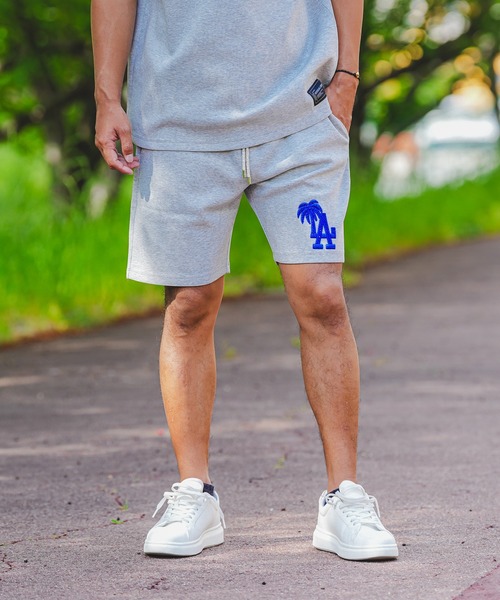 adamsJUGGLER(アダムスジャグラー)の「RTEGパームツリーLAショートパンツ(その他パンツ・メンズ・グレー/ブラック/ホワイト/ブルー・XL/L/M/S)」の4枚目の写真