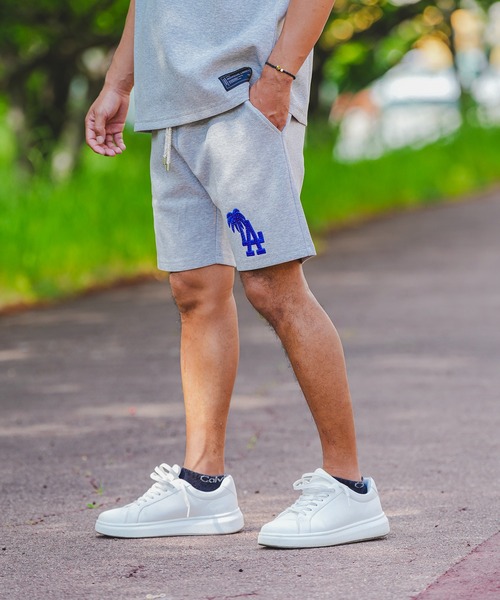 adamsJUGGLER(アダムスジャグラー)の「RTEGパームツリーLAショートパンツ(その他パンツ・メンズ・グレー/ブラック/ホワイト/ブルー・XL/L/M/S)」の9枚目の写真