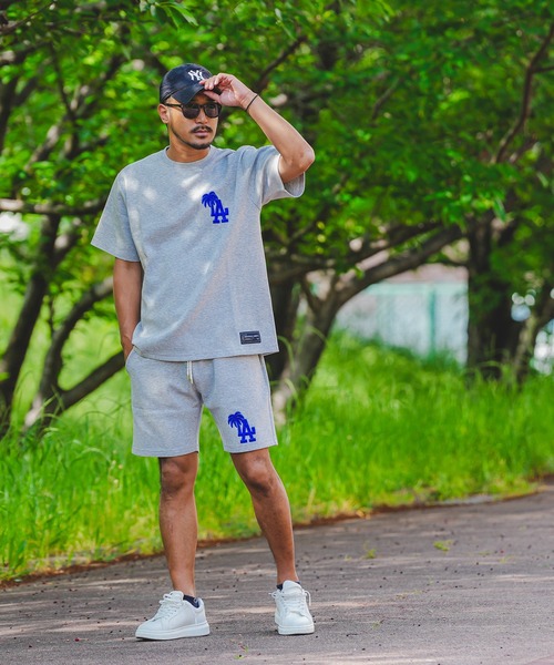 adamsJUGGLER(アダムスジャグラー)の「RTEGパームツリーLAショートパンツ(その他パンツ・メンズ・グレー/ブラック/ホワイト/ブルー・XL/L/M/S)」の17枚目の写真
