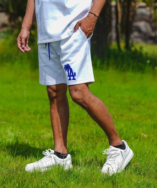 adamsJUGGLER(アダムスジャグラー)の「RTEGパームツリーLAショートパンツ(その他パンツ・メンズ・グレー/ブラック/ホワイト/ブルー・XL/L/M/S)」の5枚目の写真