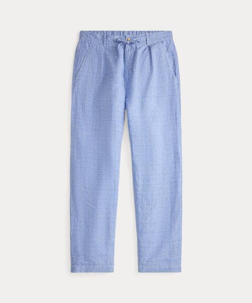 POLO RALPH LAUREN(ポロ ラルフ ローレン)の「Lateef リラックス フィット リネン パンツ(その他パンツ・メンズ・ブルー・L/S/XS)」の2枚目の写真