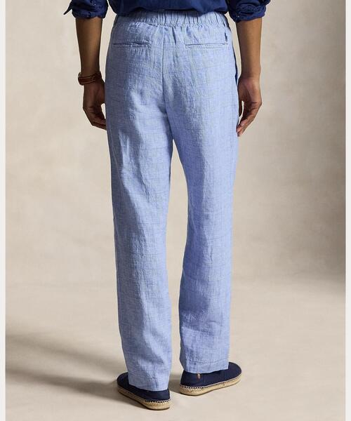POLO RALPH LAUREN(ポロ ラルフ ローレン)の「Lateef リラックス フィット リネン パンツ(その他パンツ・メンズ・ブルー・L/S/XS)」の4枚目の写真