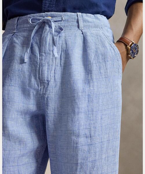 POLO RALPH LAUREN(ポロ ラルフ ローレン)の「Lateef リラックス フィット リネン パンツ(その他パンツ・メンズ・ブルー・L/S/XS)」の5枚目の写真