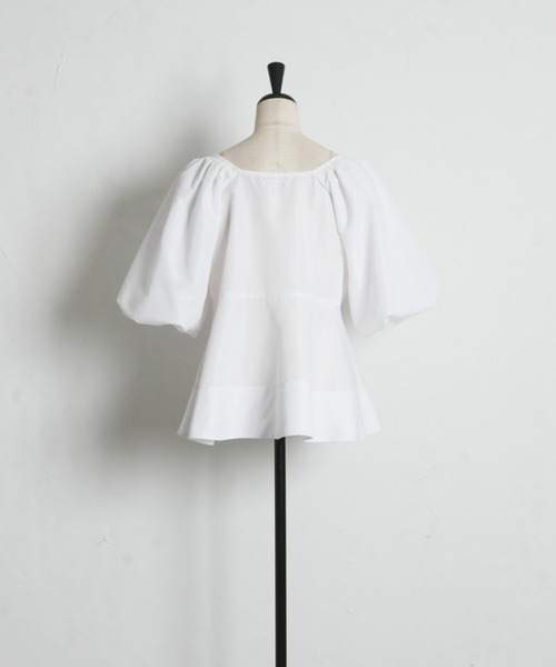 ARVELLIA(アルベリア)の「ARCHITECT SLEEVE BLOUSE(シャツ/ブラウス・レディース・ホワイト/レモンイエロー/ブルー/ブラック・M)」の6枚目の写真