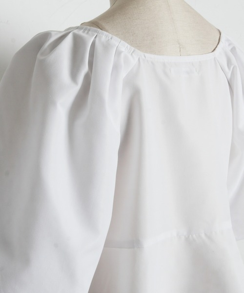 ARVELLIA(アルベリア)の「ARCHITECT SLEEVE BLOUSE(シャツ/ブラウス・レディース・ホワイト/レモンイエロー/ブルー/ブラック・M)」の7枚目の写真