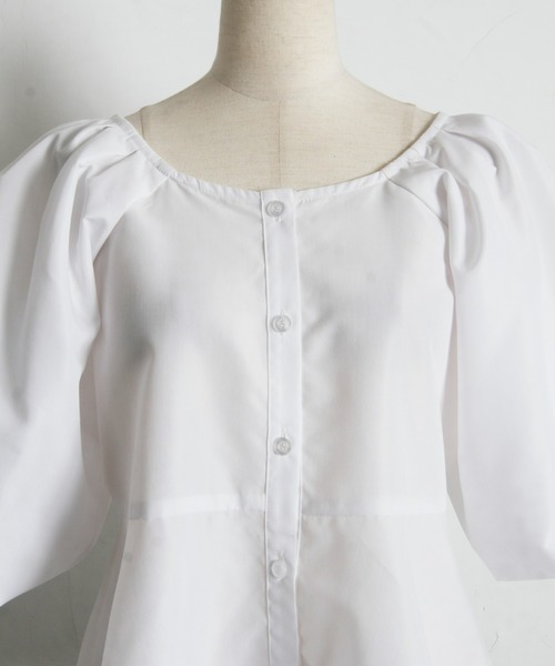ARVELLIA(アルベリア)の「ARCHITECT SLEEVE BLOUSE(シャツ/ブラウス・レディース・ホワイト/レモンイエロー/ブルー/ブラック・M)」の8枚目の写真