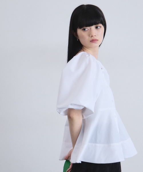 ARVELLIA(アルベリア)の「ARCHITECT SLEEVE BLOUSE(シャツ/ブラウス・レディース・ホワイト/レモンイエロー/ブルー/ブラック・M)」の18枚目の写真