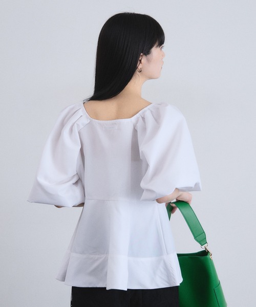 ARVELLIA(アルベリア)の「ARCHITECT SLEEVE BLOUSE(シャツ/ブラウス・レディース・ホワイト/レモンイエロー/ブルー/ブラック・M)」の20枚目の写真