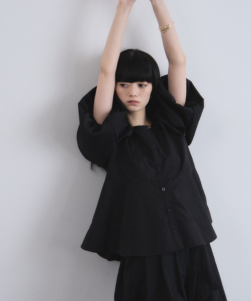 ARVELLIA(アルベリア)の「ARCHITECT SLEEVE BLOUSE(シャツ/ブラウス・レディース・ホワイト/レモンイエロー/ブルー/ブラック・M)」の14枚目の写真