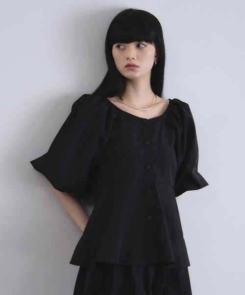 ARVELLIA(アルベリア)の「ARCHITECT SLEEVE BLOUSE(シャツ/ブラウス・レディース・ホワイト/レモンイエロー/ブルー/ブラック・M)」の15枚目の写真
