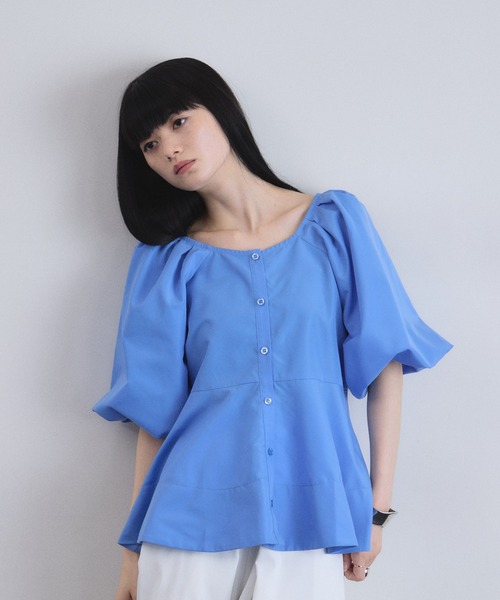 ARVELLIA(アルベリア)の「ARCHITECT SLEEVE BLOUSE(シャツ/ブラウス・レディース・ホワイト/レモンイエロー/ブルー/ブラック・M)」の11枚目の写真