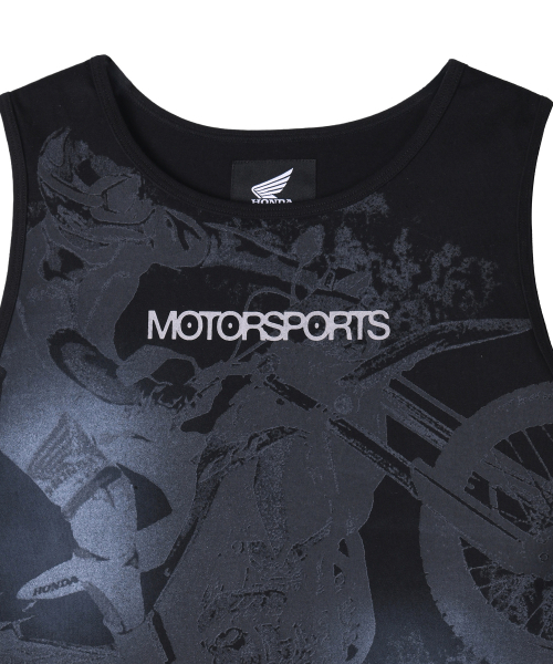 PHYPS MOTORCYCLE(フィップスモーターサイクル)の「Womens Motorsport Crop Sleeveless Black(Tシャツ/カットソー・レディース・その他・SMALL/MEDIUM)」の3枚目の写真