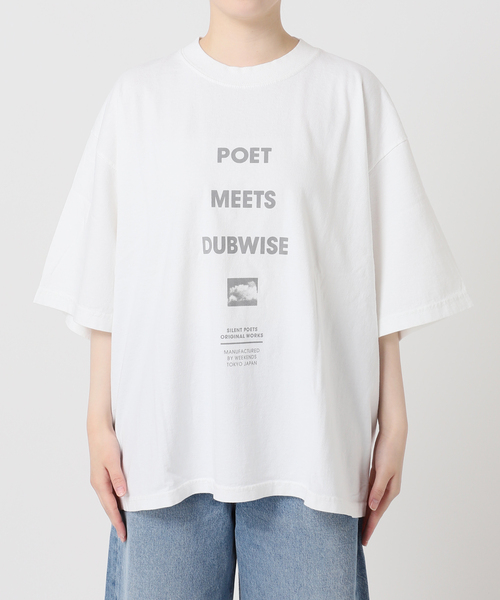 POET MEETS DUBWISE(ポエットミーツダブワイズ)の「《追加》POET MEETS DUBWISE LOOSE FIT LOGO Tシャツ(Tシャツ/カットソー・レディース・ブラック系その他・FREE)」の6枚目の写真