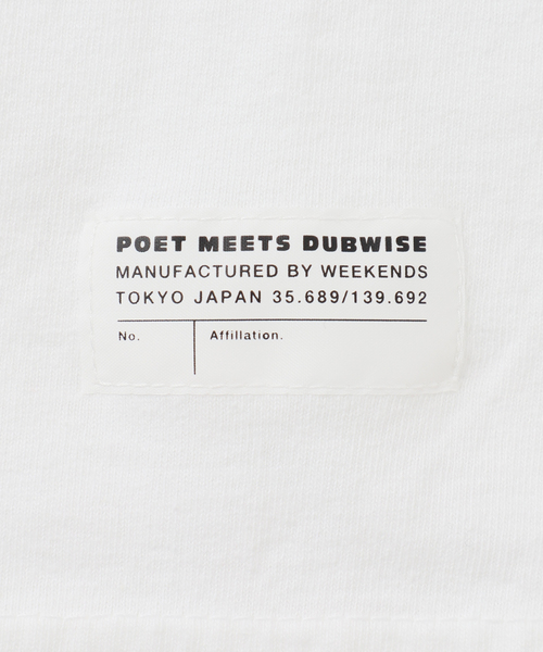 POET MEETS DUBWISE(ポエットミーツダブワイズ)の「《追加》POET MEETS DUBWISE LOOSE FIT LOGO Tシャツ(Tシャツ/カットソー・レディース・ブラック系その他・FREE)」の8枚目の写真