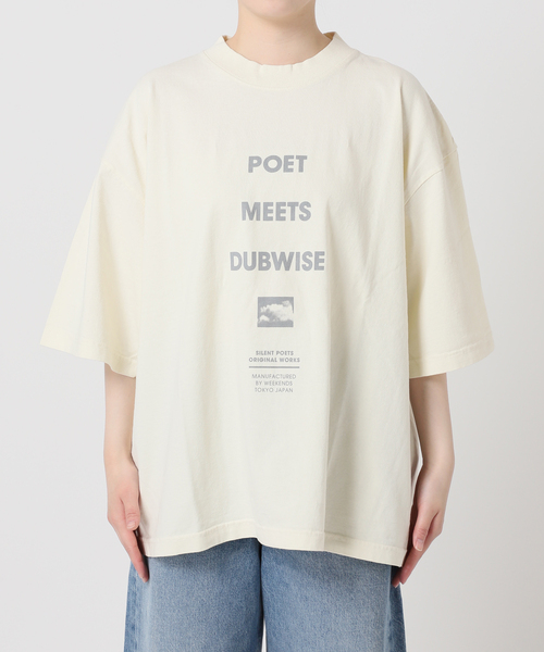 POET MEETS DUBWISE(ポエットミーツダブワイズ)の「《追加》POET MEETS DUBWISE LOOSE FIT LOGO Tシャツ(Tシャツ/カットソー・レディース・ブラック系その他・FREE)」の10枚目の写真