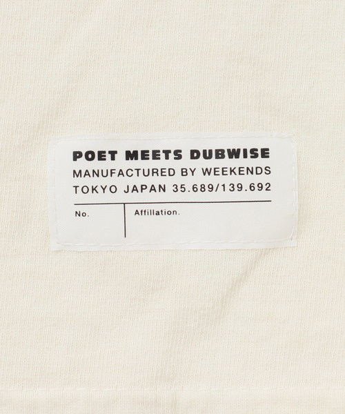 POET MEETS DUBWISE(ポエットミーツダブワイズ)の「《追加》POET MEETS DUBWISE LOOSE FIT LOGO Tシャツ(Tシャツ/カットソー・レディース・ブラック系その他・FREE)」の12枚目の写真