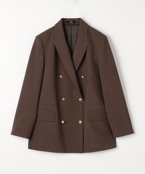 COMME CA(コムサ)の「〔 TALLサイズ 〕 【セットアップ対応】T/W2WAYストレッチ ジャケット(テーラードジャケット・レディース・ネイビー/ブラウン・15号/13号)」の22枚目の写真