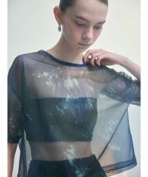 【LIA KIMURA×MURUA】シアーTシャツ 夏服