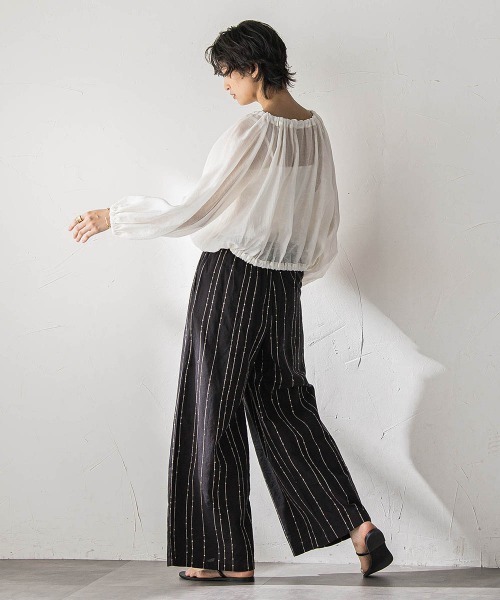 MAYSON GREY(メイソングレイ)の「前後2WAYシアーギャザーブラウス(シャツ/ブラウス・レディース・オフホワイト・M)」の14枚目の写真