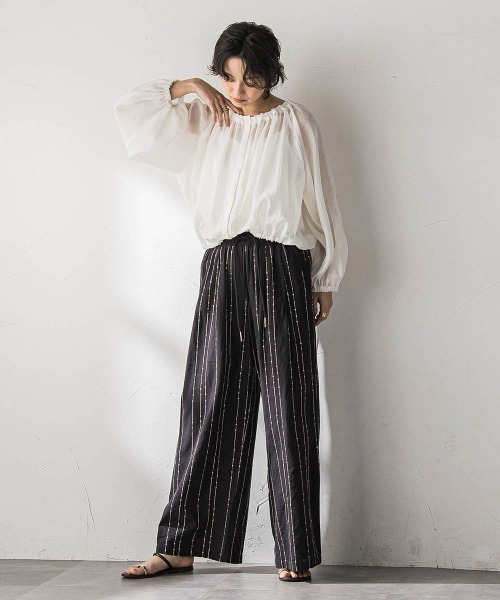 MAYSON GREY(メイソングレイ)の「前後2WAYシアーギャザーブラウス(シャツ/ブラウス・レディース・オフホワイト・M)」の16枚目の写真