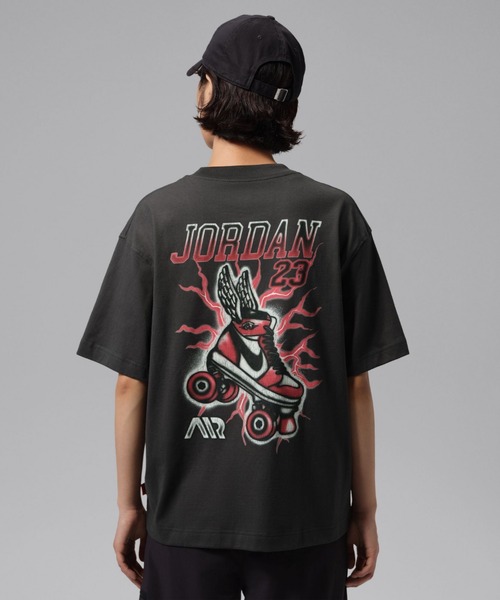 JORDAN BRAND(ジョーダンブランド)の「ジョーダン フライト ウィメンズ グラフィック T シャツ / Jordan Flight Women's Graphic T-Shirt IM7133-045 Off Noir(Tシャツ/カットソー・レディース・ブラック系その他・L/XS/S/M/XL)」の20枚目の写真